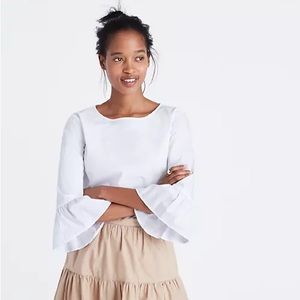 Madewell Bell Sleeve Popover Shirt